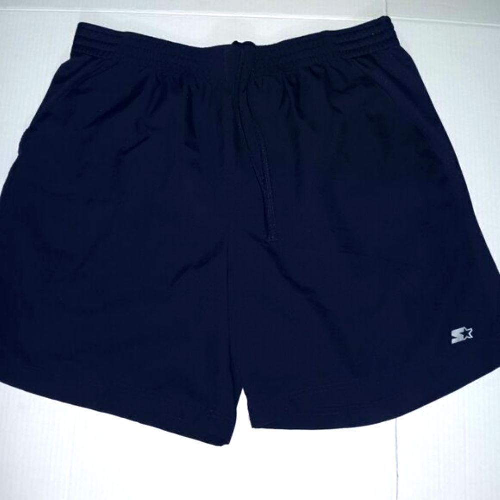 STARTER ATHLETIC NAVY BLUE POCKET SHORTS